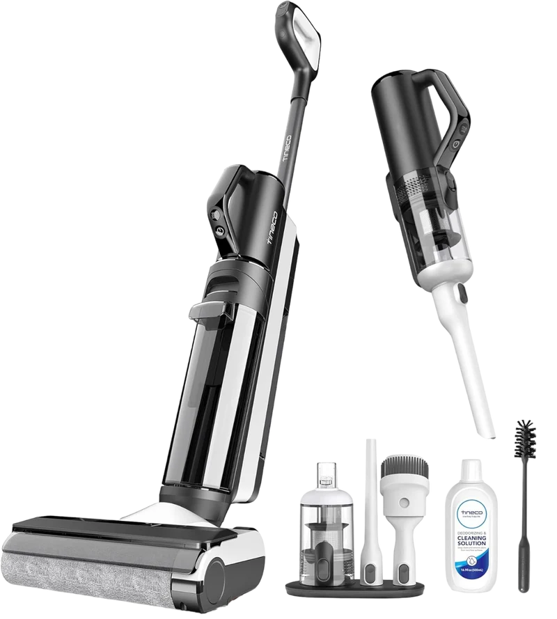 Tineco Floor One S5 Combo Plus Aspirateur et Laveur Sec et Humide sans Fil Intelligent