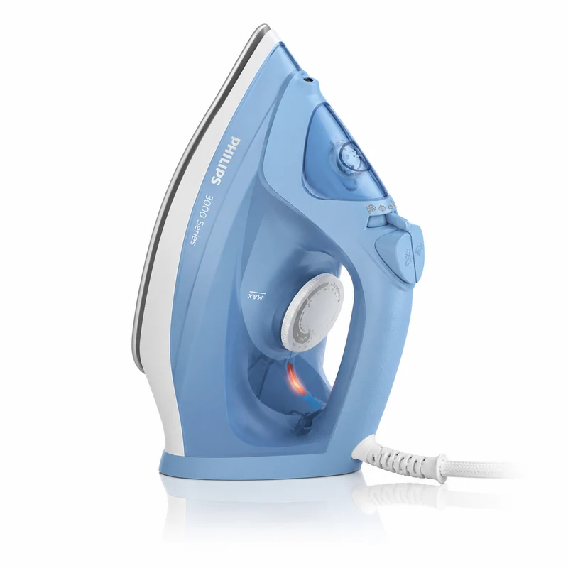 Philips Série 3000 DST3020/20 – Fer à Repasser Vapeur 2200W, Semelle Céramique