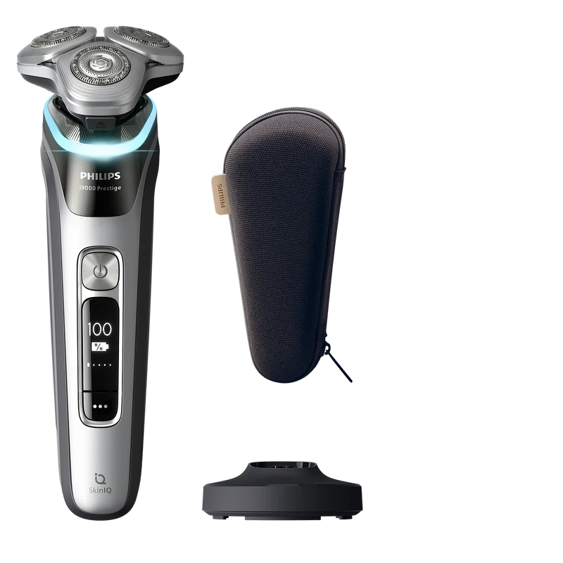 Rasoir Électrique Philips i9000 Prestige – Tonte à Sec & Sous l'Eau, SkinIQ (XP9204/10)