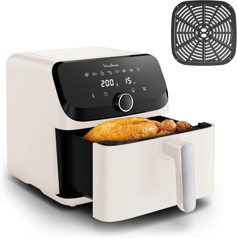 Moulinex Easy Fry Mega – La friteuse sans huile XXL pour des repas sains et savoureux