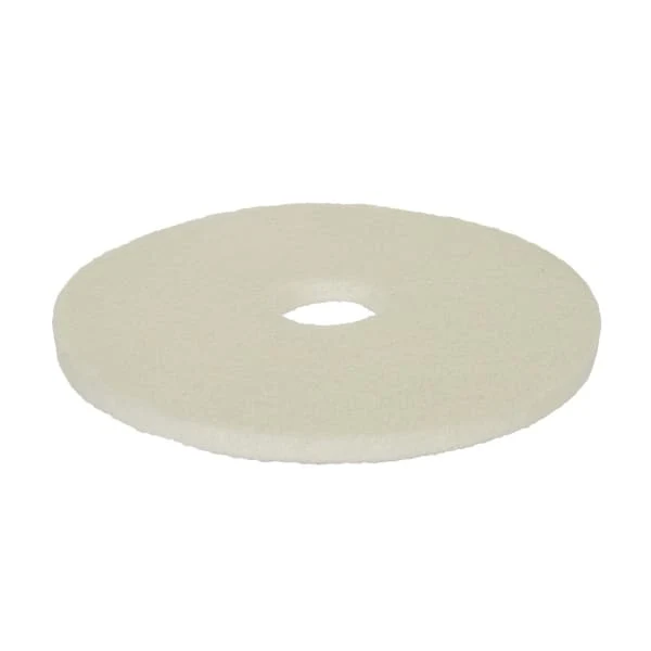 Disque pour monobrosse ou autolaveuse Blanc 432MM Premium