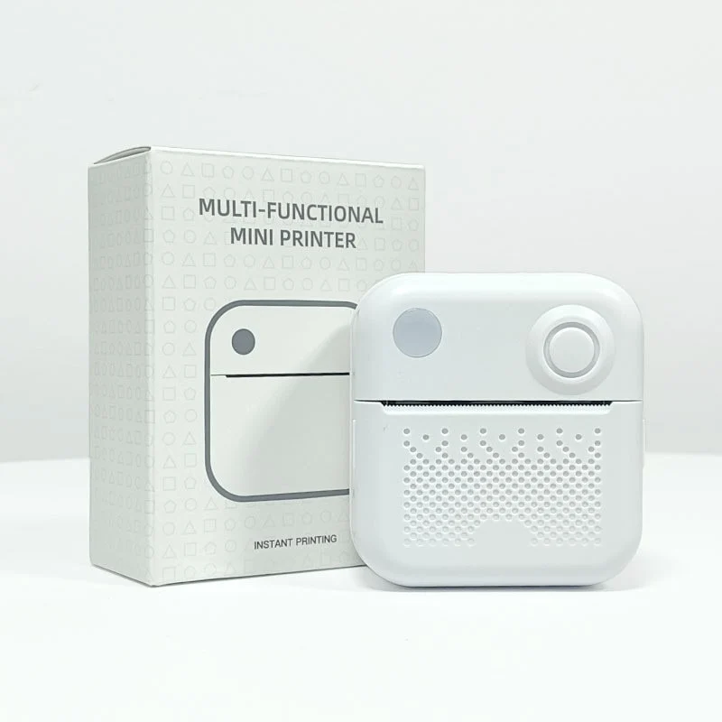 Portable Thermal Label Printer with Bluetooth Wireless Connectivity