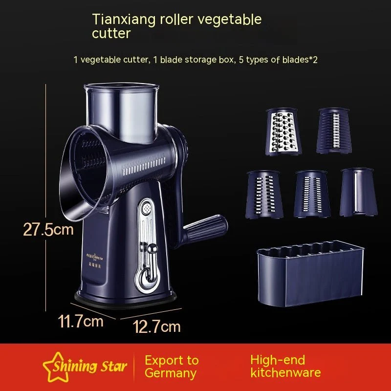 Multi-Function Vegetable Chopper & Hand Roller Grater