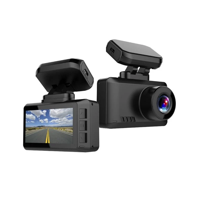Car Dash Cam with IPS Display, Adjustable Mount and Built-In Microphone