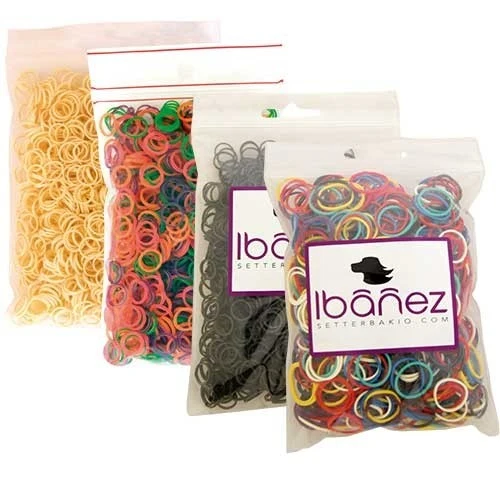 Latex Band Assortiment Colours Special Pour Wrapping /- 1000 Unid.