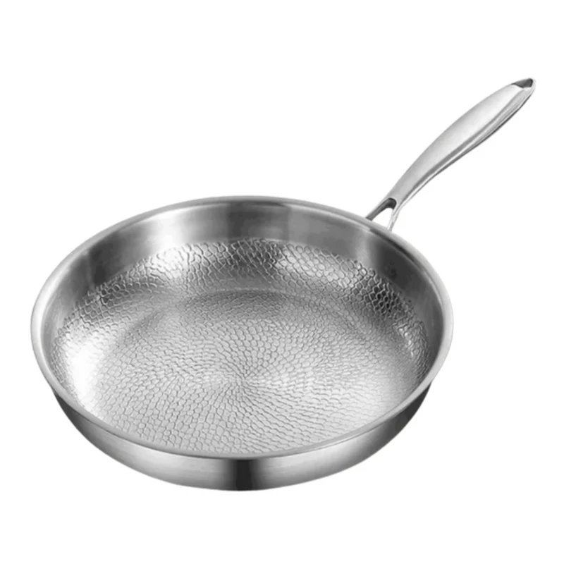 Advanced Durable Hammered Titanium Induction Frying Pan