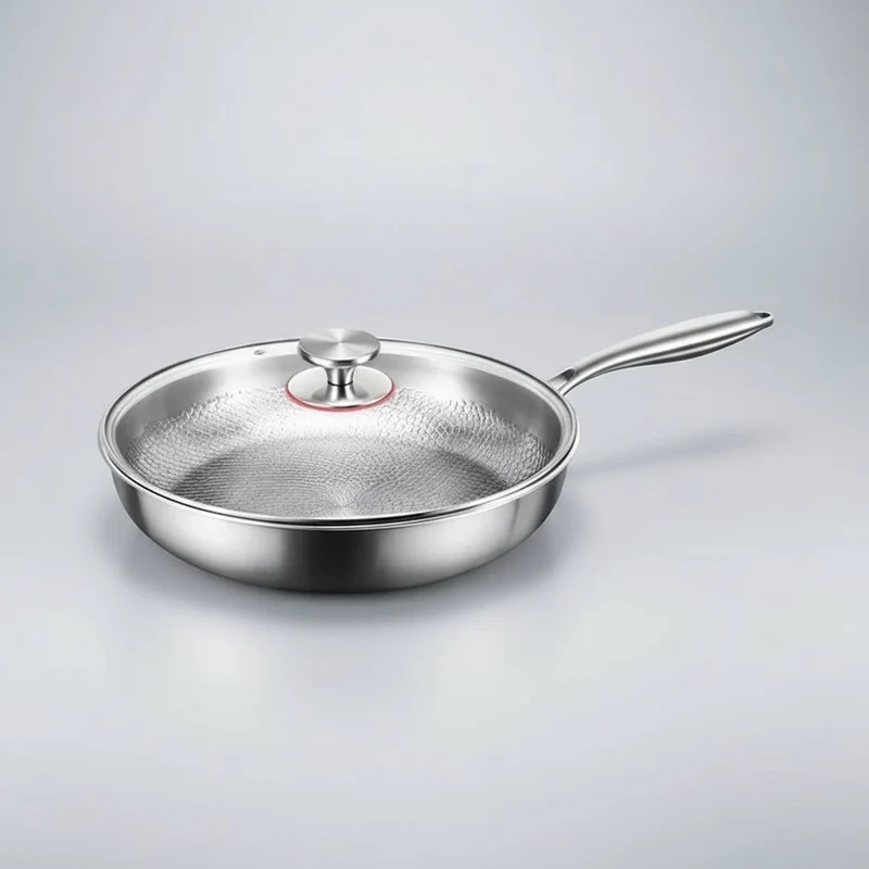 Practical non-stick frying pan with induction base - Easy to clean
