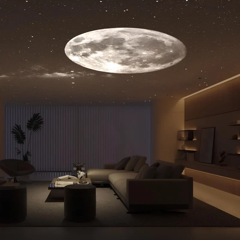 Enchanting starry space projector for home