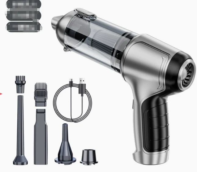 Handheld efficient and compact vacuum cleaner – ideal for car and household use