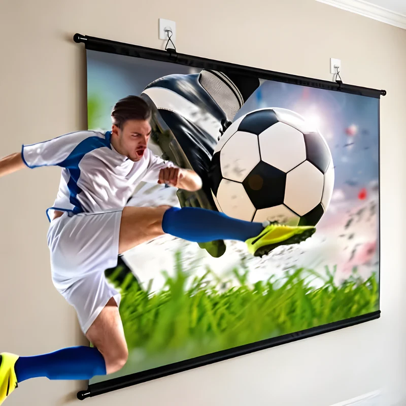 Widescreen Projector Screen for Home Entertainment