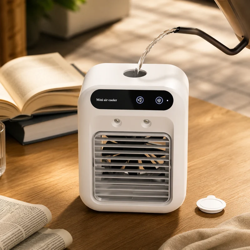 Portable Desk Fan with Humidifier