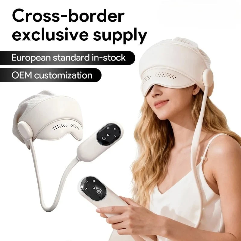 Head and Eye Massager with Heating, Air Compression, and Hair Function