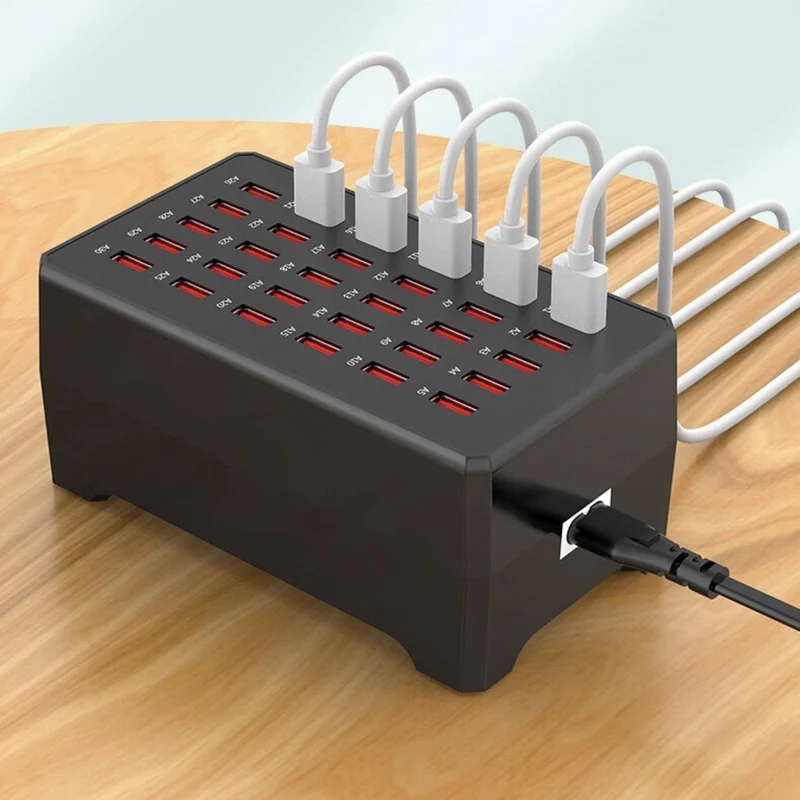 Efficient multi-device USB charging station