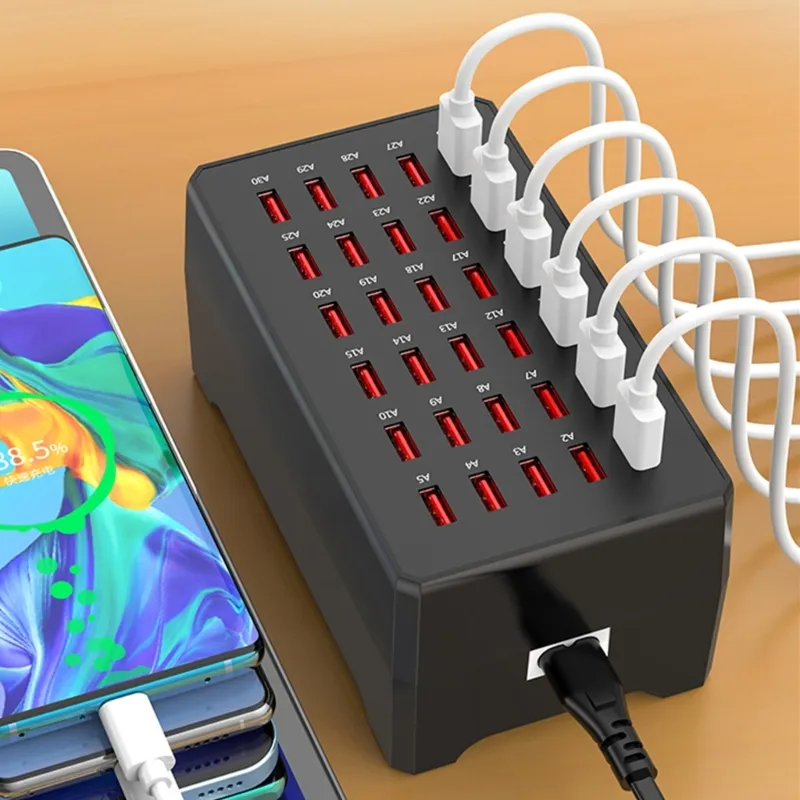 Efficient multi-device USB charging station