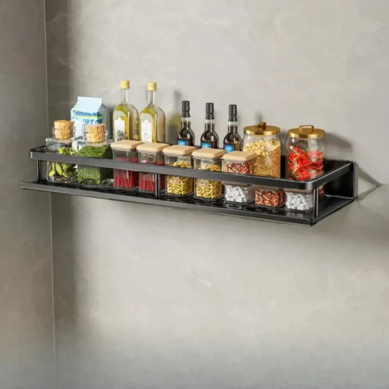 Functional kitchen organization shelf