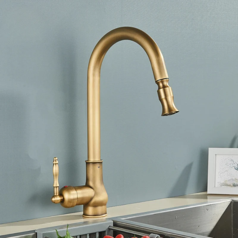 Timeless Antique-Style Kitchen Faucet