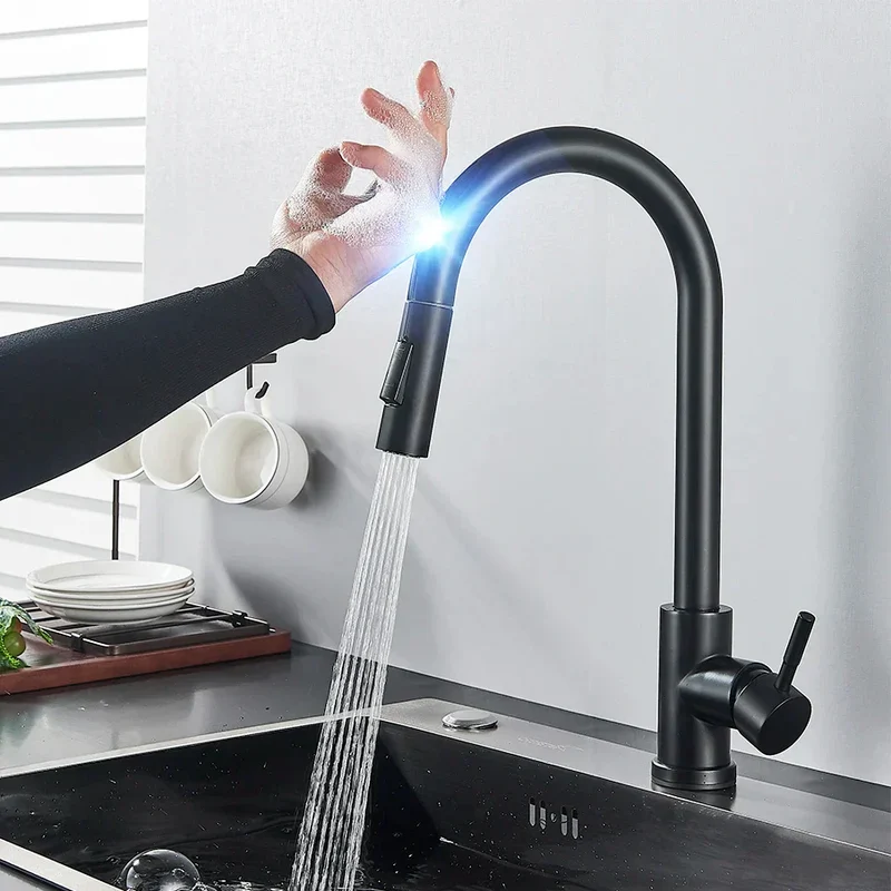 Elegant Kitchen Faucet with Pull-Out Head