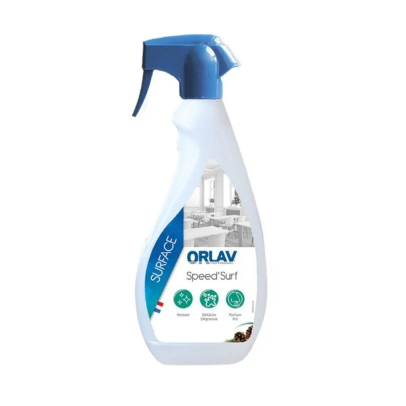 ORLAV SPEED'SURF Nettoyant détachant dégraissant multi-surfaces parfum pin