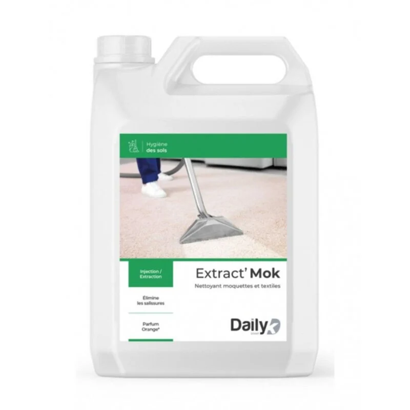 DAILYK Extract’ Mok – Nettoyant moquettes et textiles injection-extraction 5 L