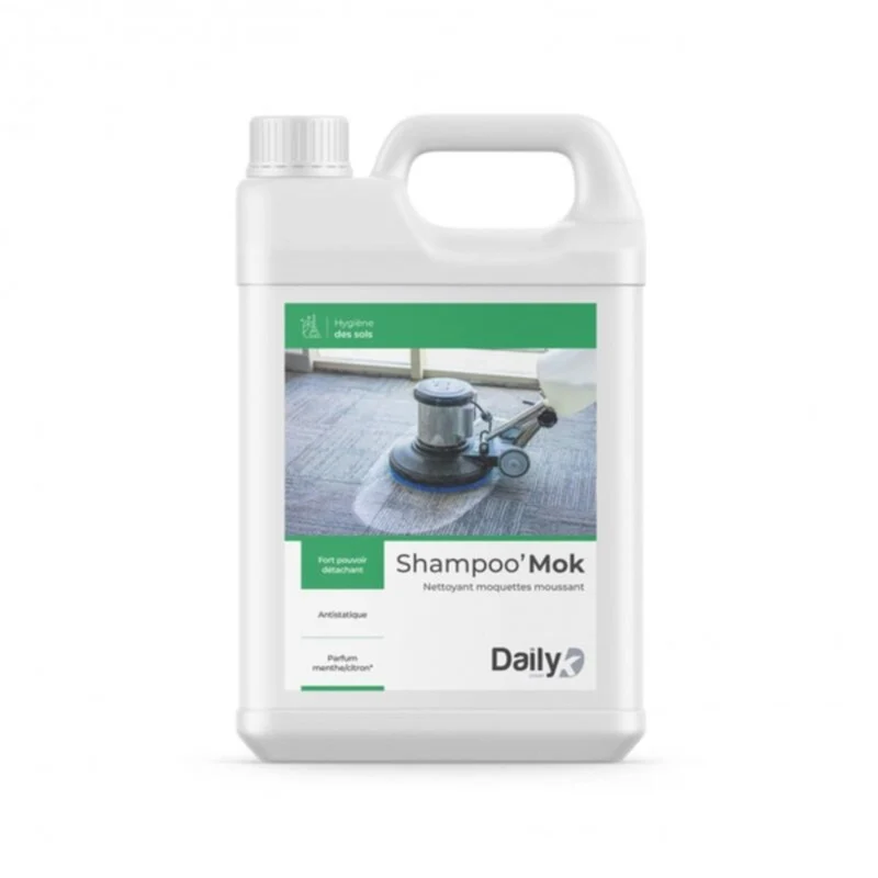 DAILYK Shampoo’ Mok – Shampoing moquette moussant antistatique 5 L