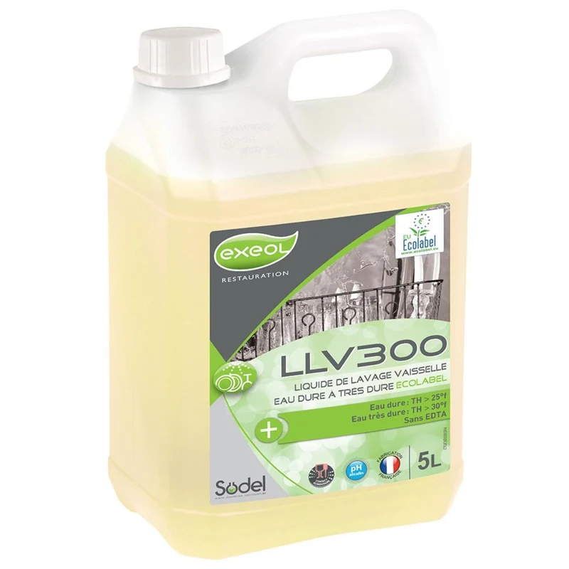 EXEOL LLV300 Liquide pour lavage eaux dures 5L