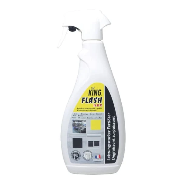 KING Flash net dégraissant surpuissant professionnel en 750ml ou 5L