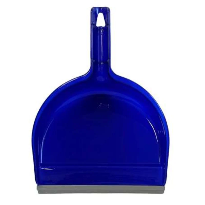 Pelle à poussière plastique bleue avec lèvre caoutchouc