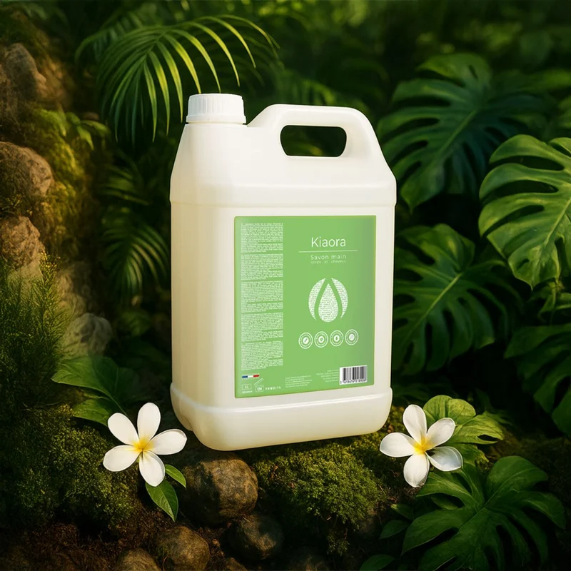 Savon mains, corps et cheveux Kiaora surgras parfumé 5 L