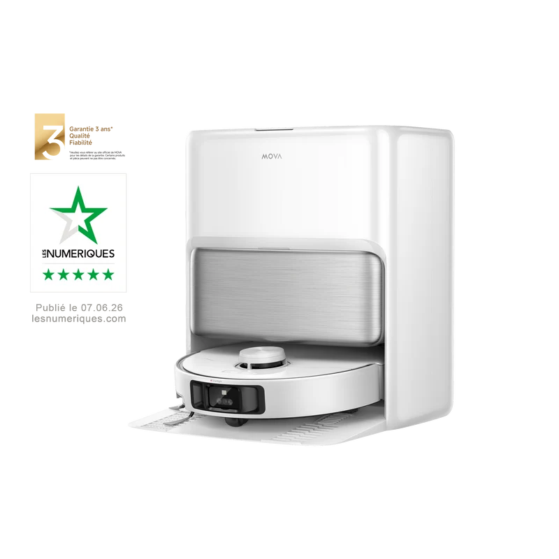Dreame MOVA P70 Pro Ultra Robot Aspirateur Blanc