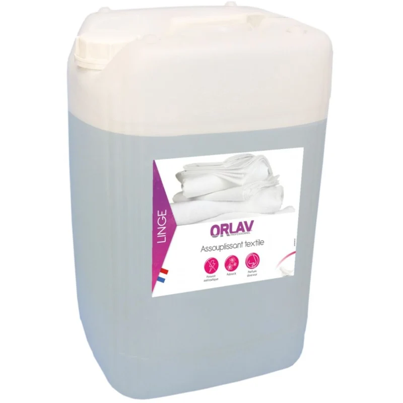 ORLAV 0202 Assouplissant Textile Liquide Douceur Cocoon - Bidon 20 L