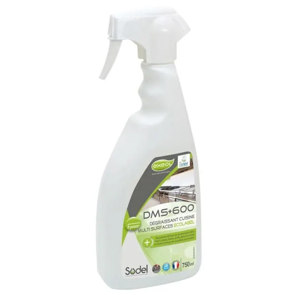 EXEOL Dégraissant cuisine surpuissant multi surfaces DMS+600 Ecolabel