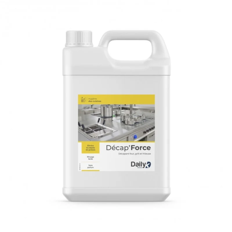 DAILYK DECAP' FORCE PREMIUM Décapant fours & friteuses Bidon 5L