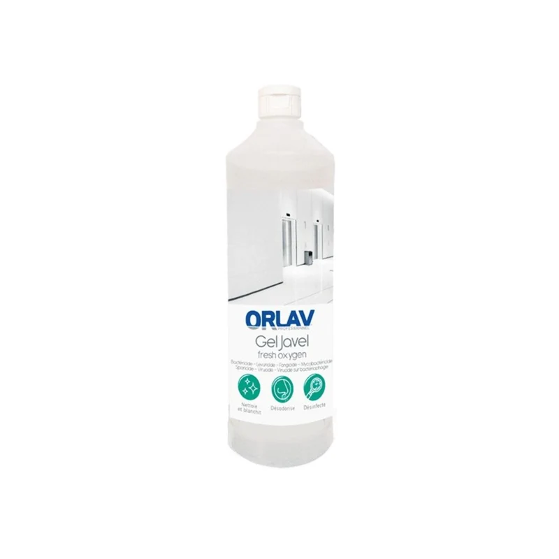 ORLAV Gel WC javel désinfectant blanchissant FRESH OXYGEN-Flacon 1l