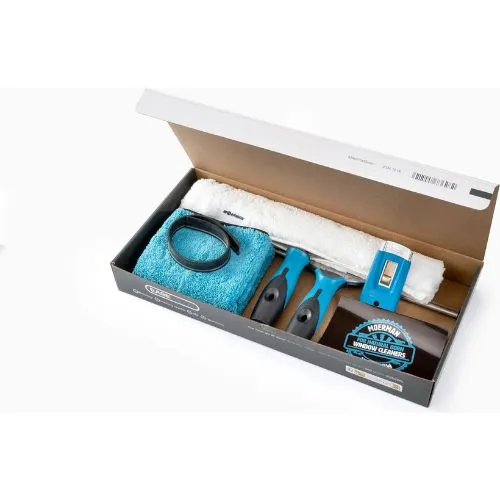 Moerman Kit 5 en 1 – Kit de nettoyage des vitres professionnel
