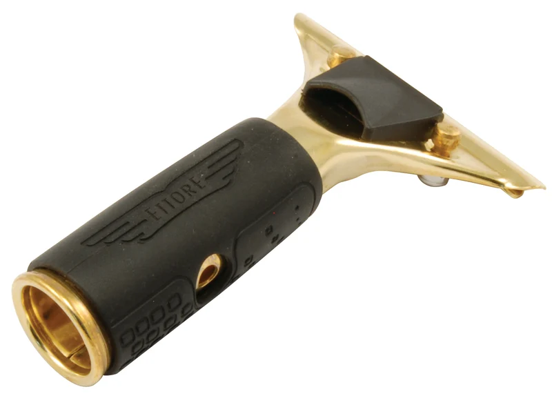 ETTORE Poignée Master Laiton Quick Release – Poignée de Raclette Professionnelle avec Grip Antidérapant