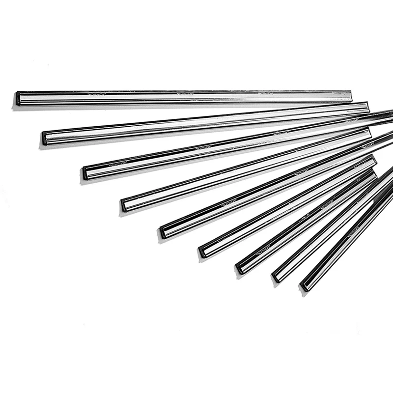 ETTORE Barrette classique aluminium avec clips -Master Stainless Steel Clipped Channel