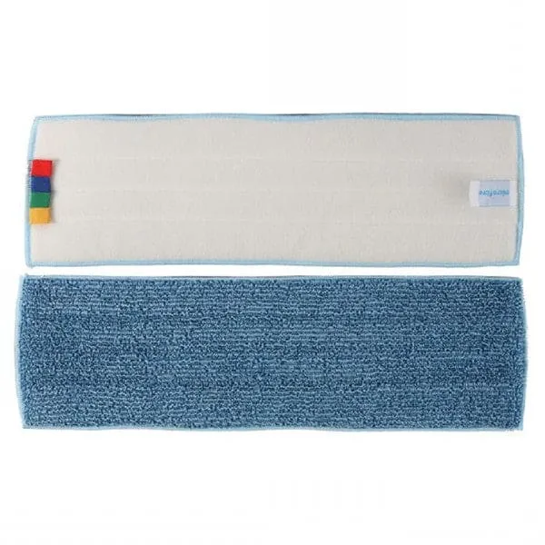 Frange Microfibre Velcro Bleue Lavage et désinfection des sols