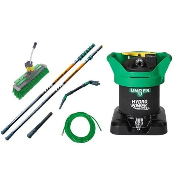 UNGER Kit complet HydroPower Ultra - Kit Carbone 24K 11.90m