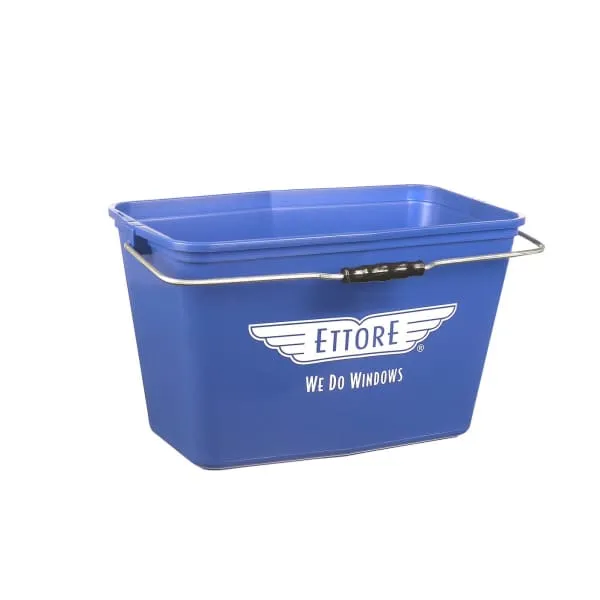 ETTORE Seau bleu 15 litres – seau nettoyage vitres professionnel
