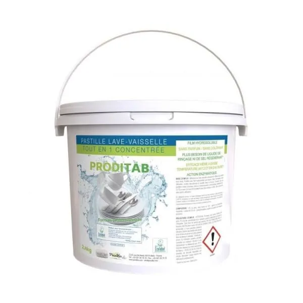 PRODITAB Pastilles Lave-Vaisselle Tout-en-Un 16 g – 150 Pastilles