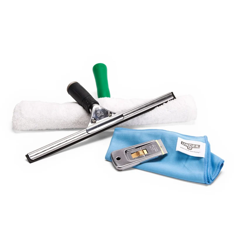 UNGER Kit avancé pour nettoyage des vitres Pro 4in1
