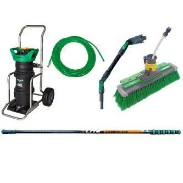 UNGER matériel eau pure DI Kit HydroPower Ultra avec perches Carbon 24K 8,6m
